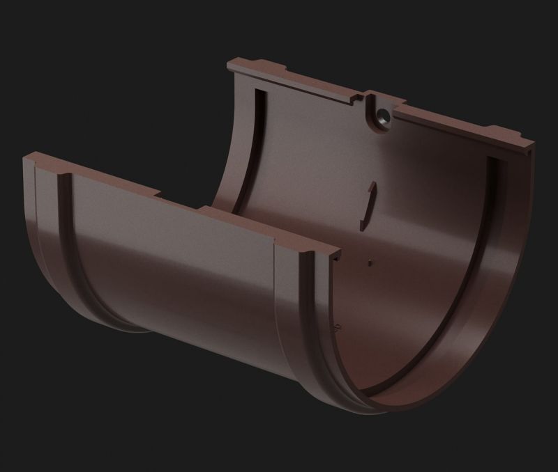 Docke / Деке PREMIUM Соединитель желобов, Шоколад