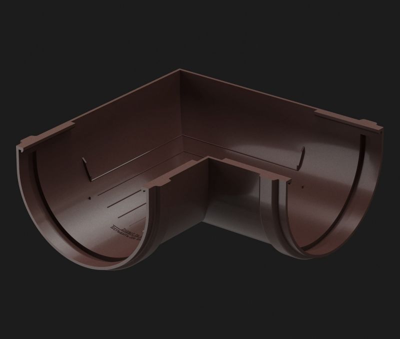 Docke / Деке PREMIUM Угловой элемент 90°, Шоколад