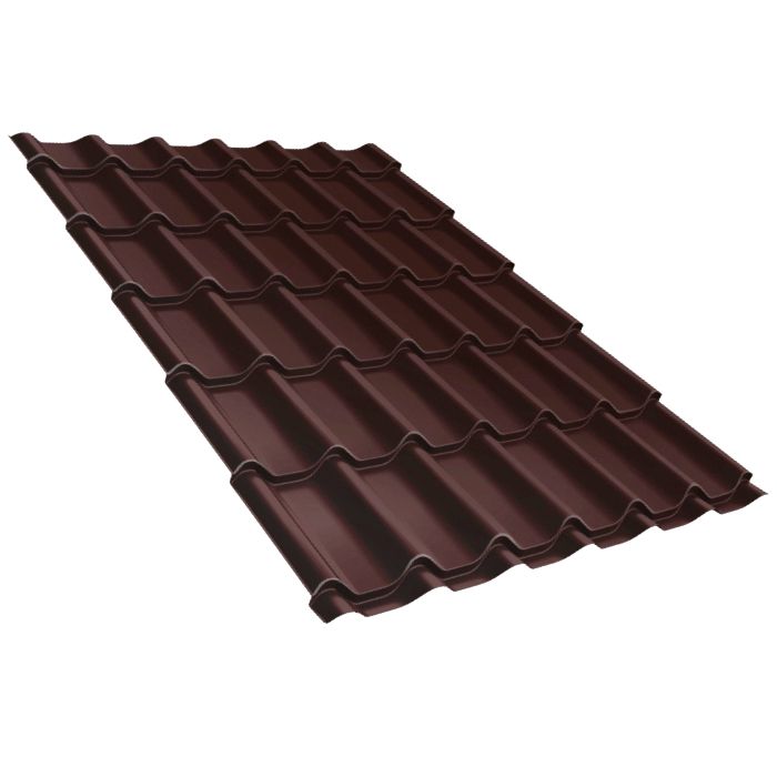 Металлочерепица Grand Line Classic Satin RAL 8017 шоколад