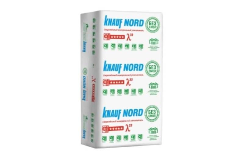 KNAUF NORD S33 1250х600х100, 12 штук, упак 0,45м3, упак 4,5 м2