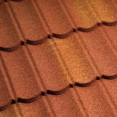 Композитная черепица Metrotile MetroBond Терракотово-желтый