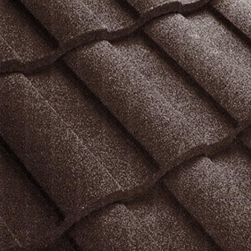 Композитная черепица Metrotile MetroRoman Коричневый
