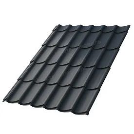 Металлочерепица МП Ламонтерра ХL NormanMP RAL7024 Серый графит