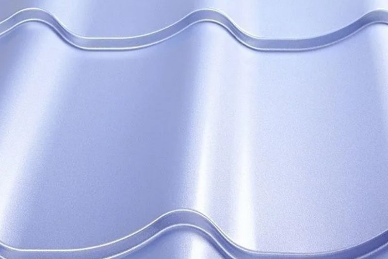 Металлочерепица МП Монтерроса-SL PURMAN Сиреневый металлик