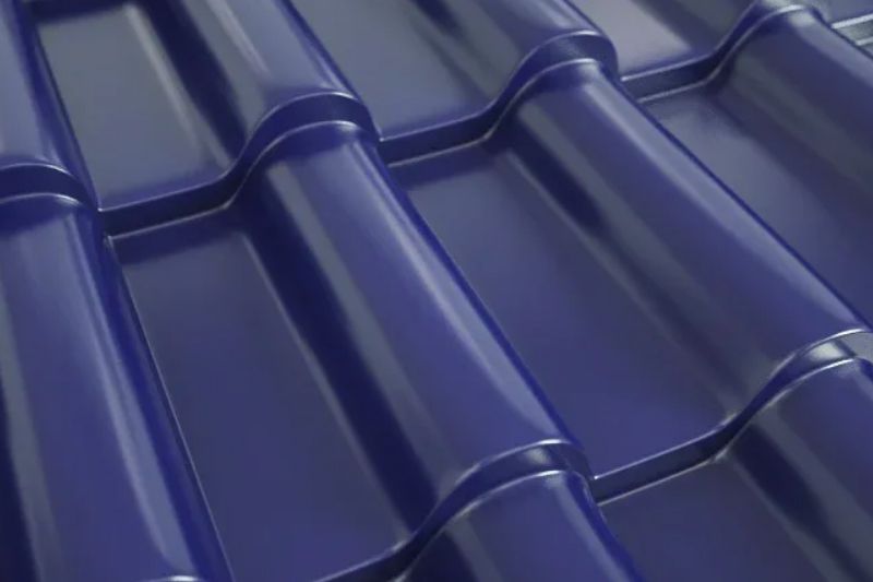 Металлочерепица МП Монтерроса-ХL PURMAN RAL5005 Синий насыщенный