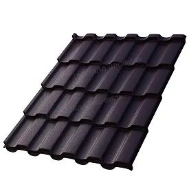 Металлочерепица МП Монтерроса-M Valori Темно-фиолетовый