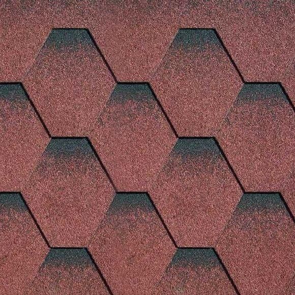 Гибкая черепица Katepal (Катепал) Katrilli осенний красный