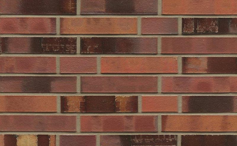 Кирпич клинкерный Muhr 18 Lachsbraun geflammt гладкий, 240*115*52 мм