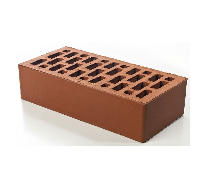 Кирпич BRAER красный гладкий, 250*120*65 мм