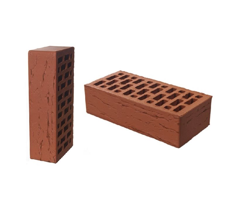 Кирпич BRAER красный риф, 250*120*65 мм