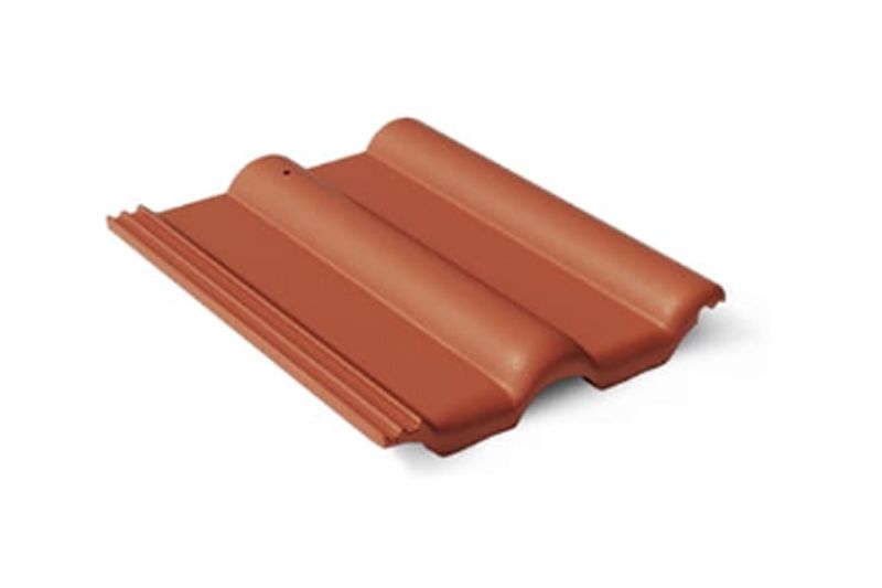 Цементно-песчаная черепица BRAAS Франкфуртская красная