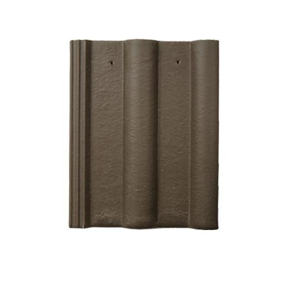 Цементно-песчаная черепица Забудова Темно-коричневый