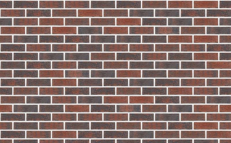 Плитка KING KLINKER Old Castle Bengali night HF06 клинкерная облицовочная, 240*71*10 мм