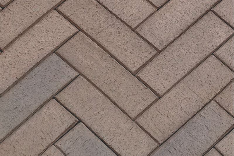 Клинкерная брусчатка ЛСР Турин бронзовый лонг, 250*80*50 мм