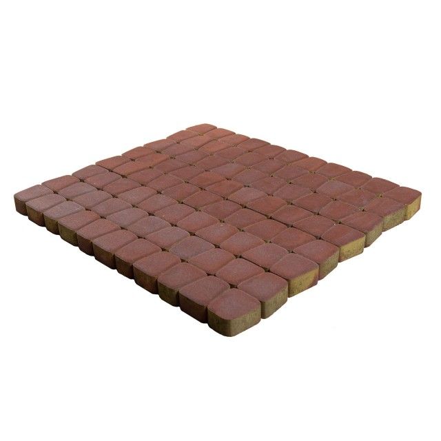 Тротуарная плитка Braer Классико круговая, Винный