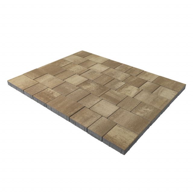 Тротуарная плитка Braer Старый город "Венусбергер", Color Mix "Миндаль"