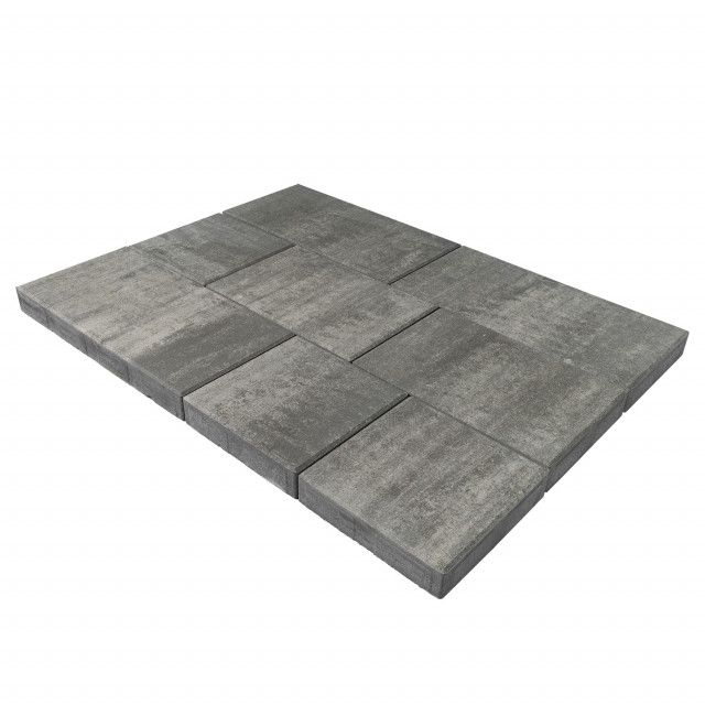 Тротуарная плитка Braer Триада, Color Mix "Туман"