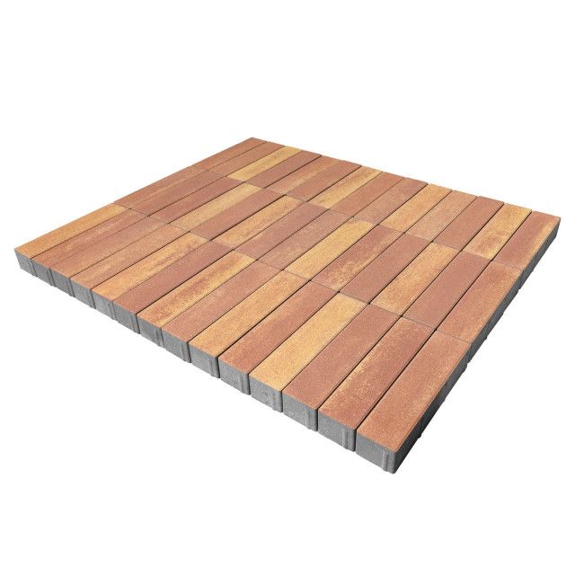 Тротуарная плитка Braer Ригель, Color Mix "Рассвет"