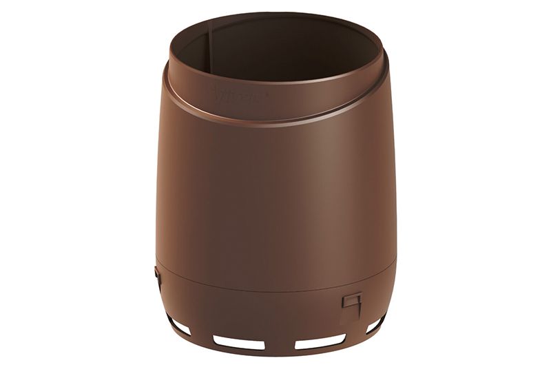 FLOW колпак VILPE 110 для труб диаметром 110 мм шоколадный