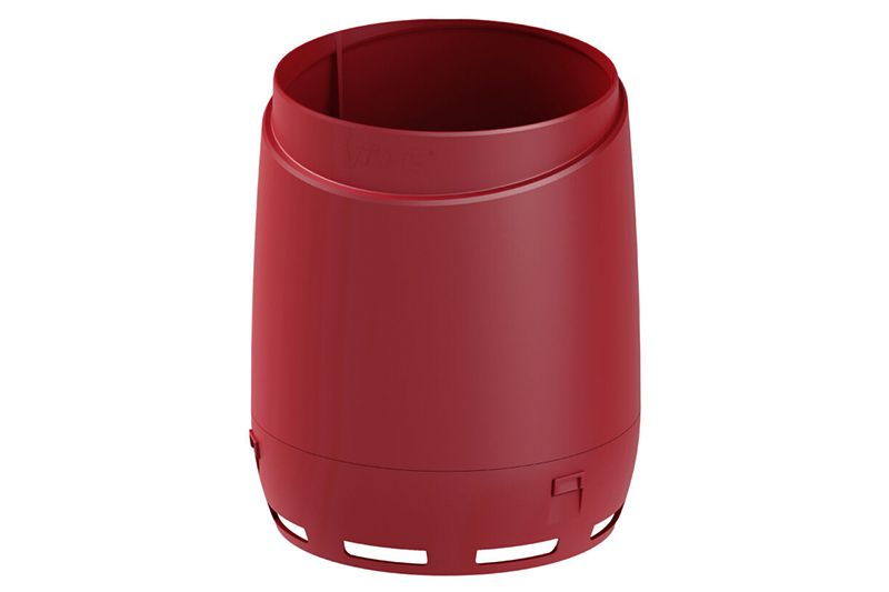 FLOW колпак VILPE 110 для труб диаметром 110 мм бордо