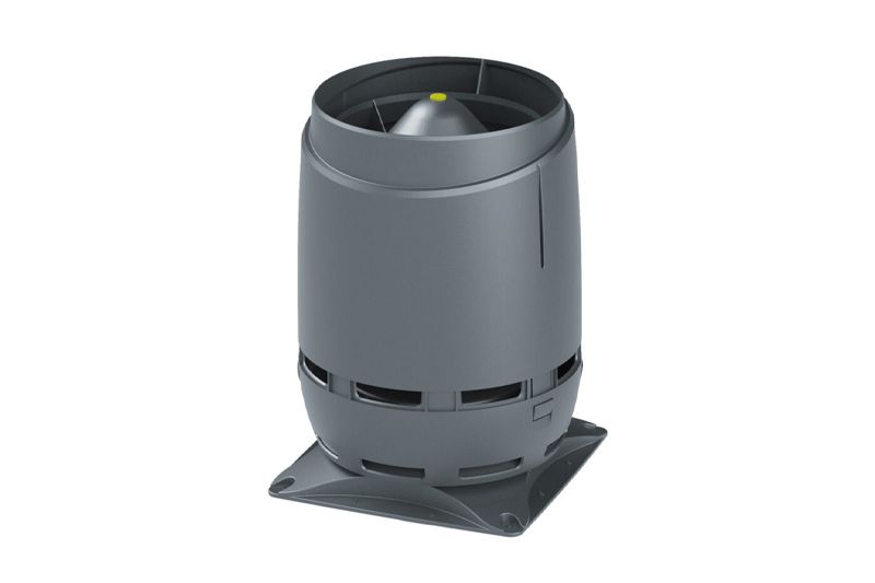 FLOW 160S вент. выход + основание 300x300 серый VILPE