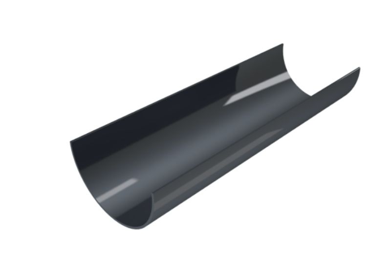 Водосточная система FINEBER Водосточный желоб D120 3м Графит