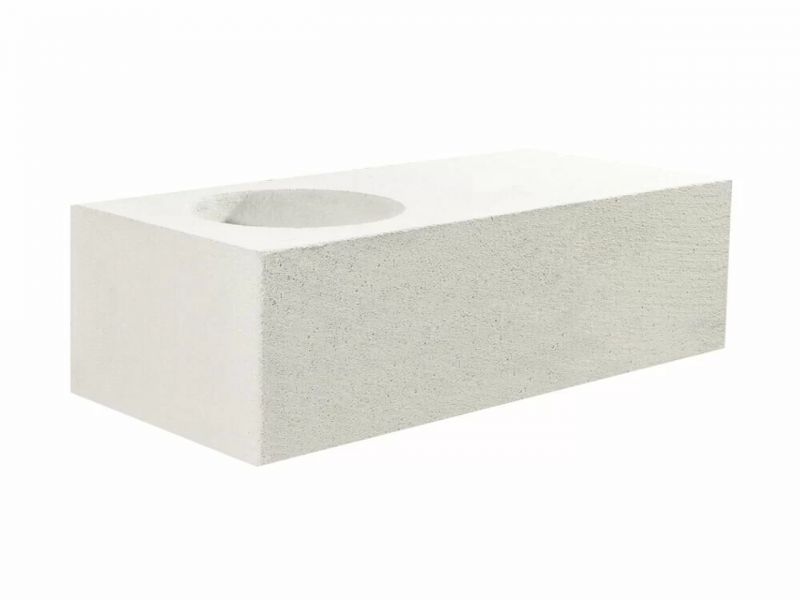 Блок газобетонный Istkult О-блок 1-пустотный 500*300*250 1d 160 D500кг/м3 В3,5