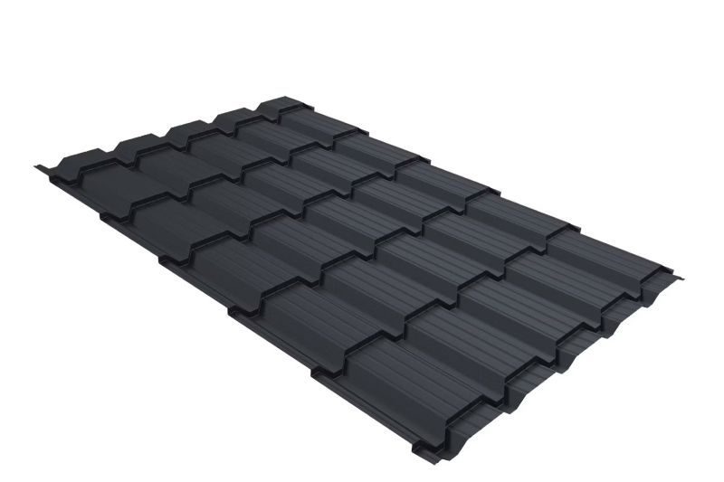 Металлочерепица Grand Line Quadro Profi Satin RAL 9003 сигнальный белый