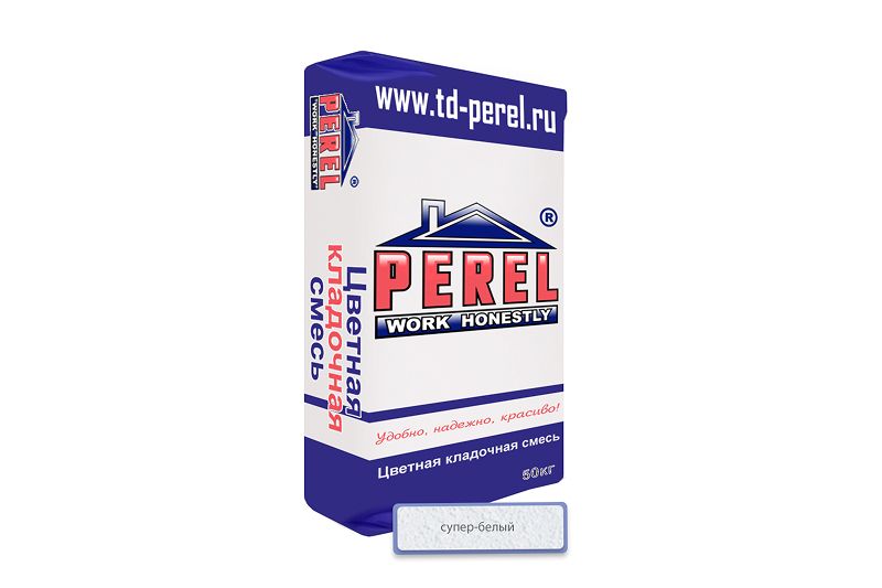 "Perel VL  "Цветные кладочные растворы 0201 супер-белая