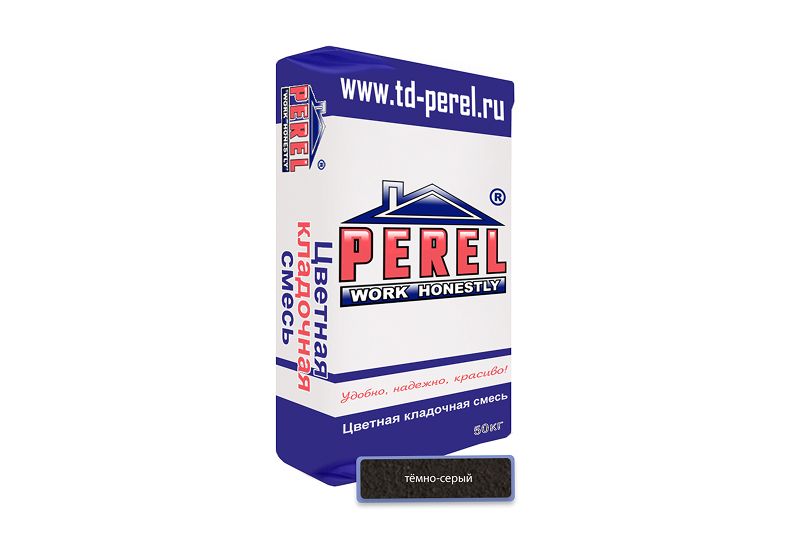 «Perel VL», применяются для кладки кирпича с водопоглощением от 5 до 17 %. (ручная формовка)0215 темно-серая
