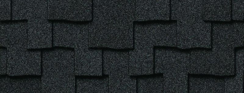 Гибкая черепица CertainTeed Presidential Shake Charcoal Black