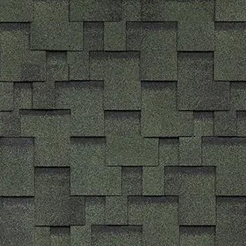 Гибкая черепица Shinglas (Шинглас) Оптима Аккорд Зеленый