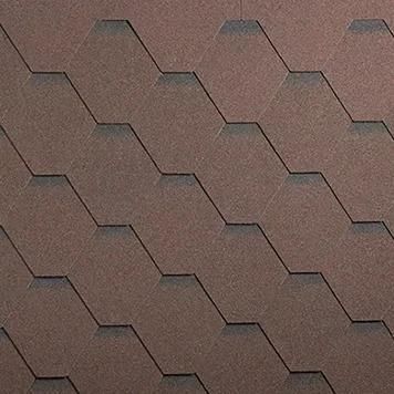 Гибкая черепица Shinglas (Шинглас) Классик Кадриль Агат
