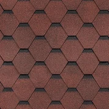 Гибкая черепица Shinglas (Шинглас) Ультра Самба Рубин