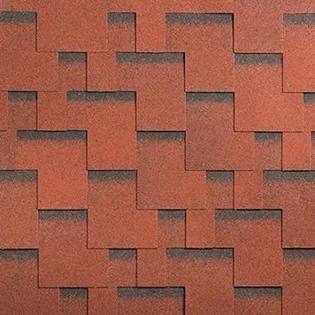 Гибкая черепица Shinglas (Шинглас) Ультра Фокстрот Рябина