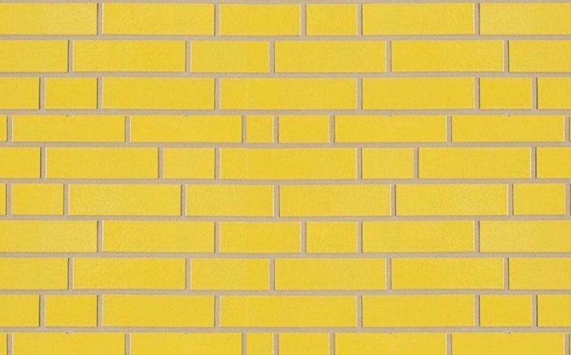 Клинкерная облицовочная плитка ABC 310 Gelb гладкая, 240*71*10 мм