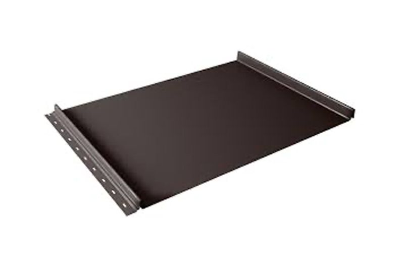 Кликфальц Grand Line 0,5 PurLite Matt с пленкой на замках RAL 8017 шоколад