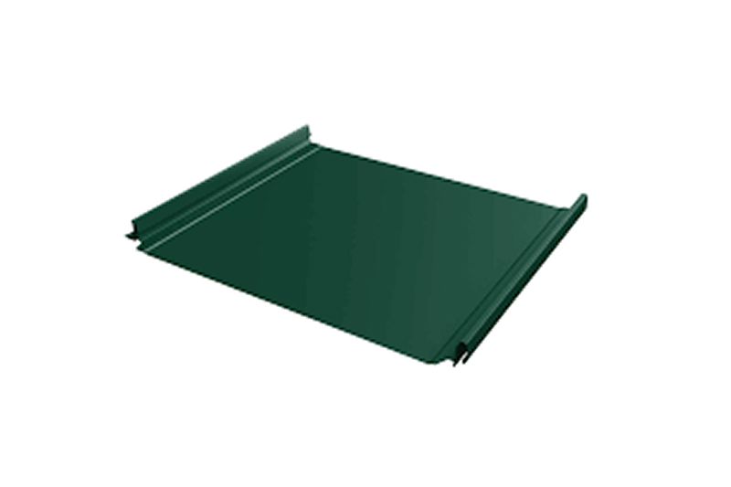 Кликфальц Line Grand Line 0,45 Drap с пленкой на замках RAL 6005 зеленый мох