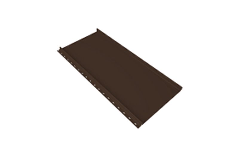 Кликфальц mini Grand Line 0,5 PurPro с пленкой на замках RAL 8017 шоколад