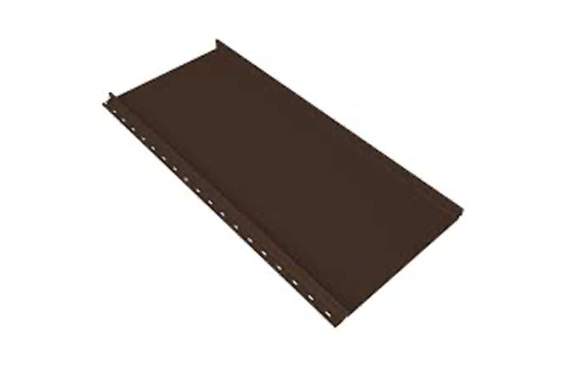 Кликфальц mini Grand Line 0,5 PurPro Matt 275 с пленкой на замках RAL 8017 шоколад