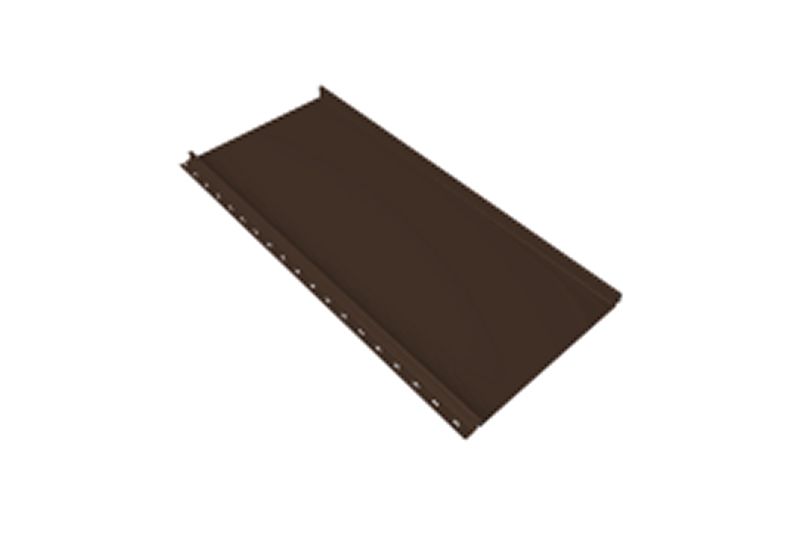 Кликфальц mini Grand Line 0,5 Satin Matt с пленкой на замках RR 32 темно-коричневый