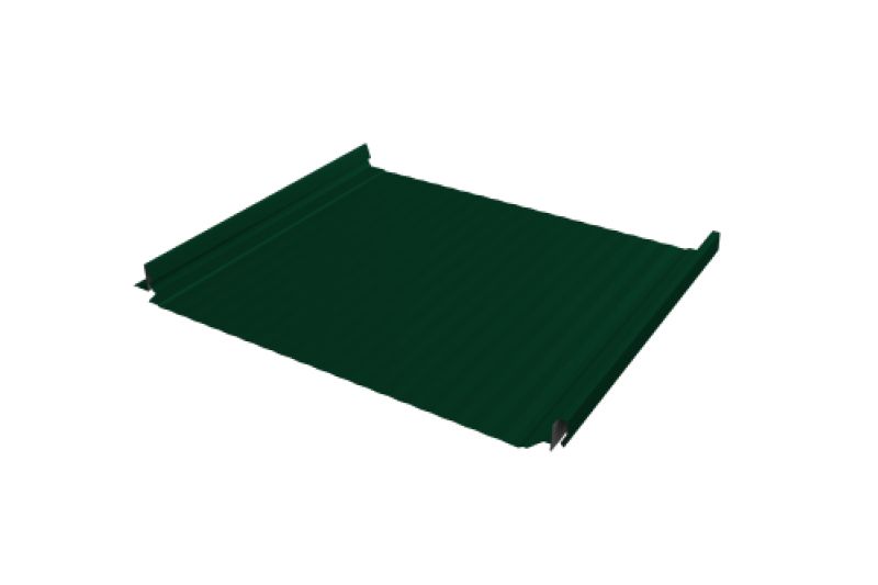 Кликфальц Pro Gofr Grand Line 0,45 Drap с пленкой на замках RAL 6005 зеленый мох