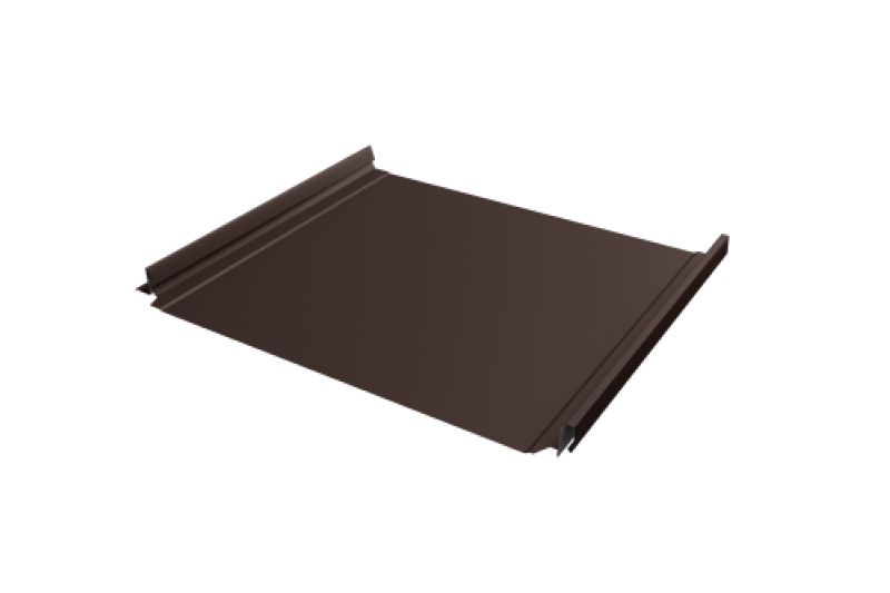 Кликфальц Pro Line Grand Line 0,45 Drap TX с пленкой на замках RAL 8017 шоколад