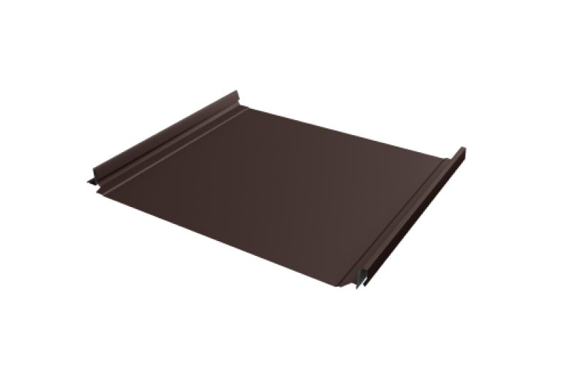 Кликфальц Pro Line Grand Line 0,5 Satin с пленкой на замках RAL 8017 шоколад