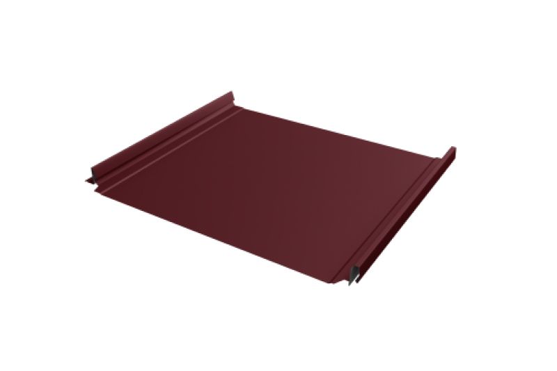 Кликфальц Pro Line Grand Line 0,5 Satin Matt с пленкой на замках RAL 3005 красное вино