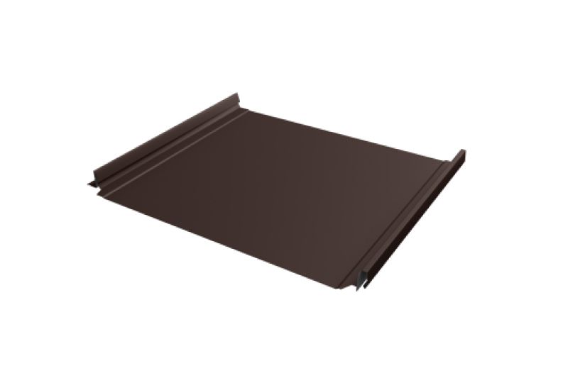 Кликфальц Pro Line Grand Line 0,5 Satin Matt с пленкой на замках RAL 8017 шоколад