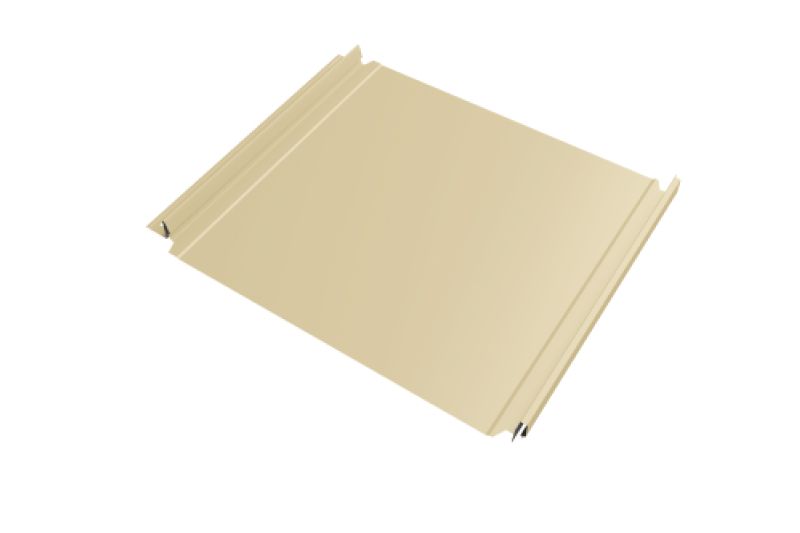 Кликфальц Double Pro Grand Line 0,5 Satin с пленкой на замках RAL 1015 светлая слоновая кость