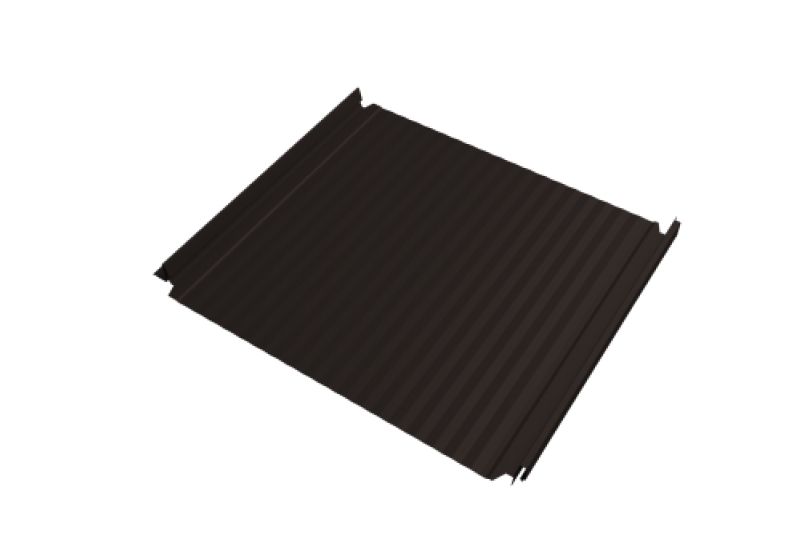 Кликфальц Double Pro Gofr Grand Line 0,45 Drap-double TX с пленкой на замках RR 32 темно-коричневый