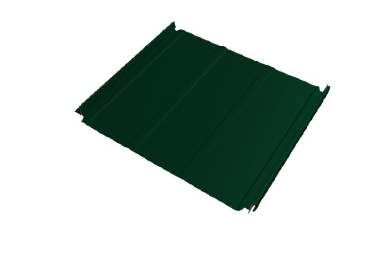 Кликфальц Double Pro  Line Grand Line 0,45 Drap TX с пленкой на замках RAL 6005 зеленый мох