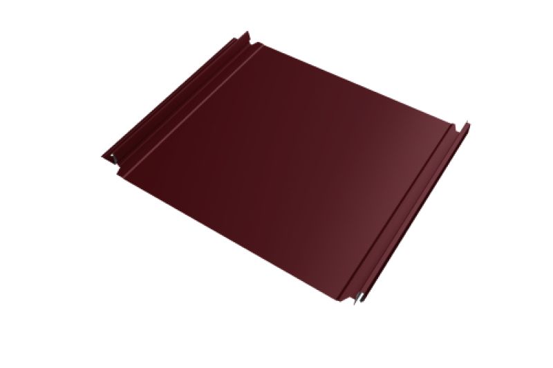 Кликфальц Double Pro  Line Grand Line 0,5 Satin с пленкой на замках RAL 3005 красное вино